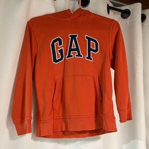 Gap orange and blue hoodie